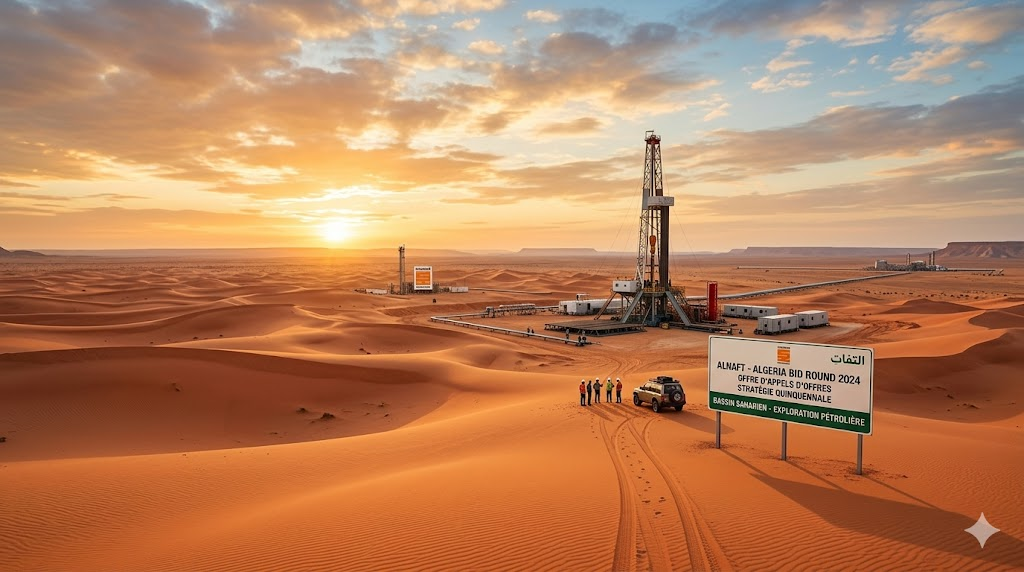 La production de pétrole se réduit en Algérie, l'épuisement obblige à lancer des appels d'offres.