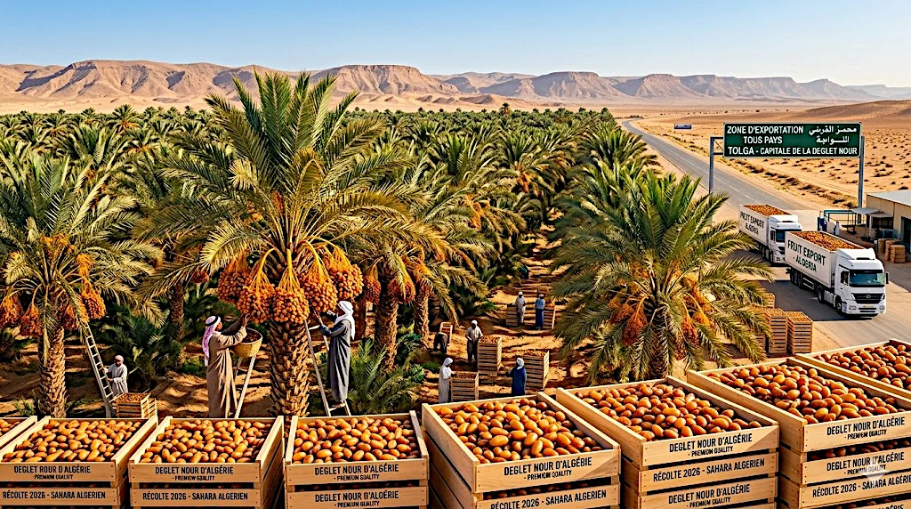 Deglet Nour d'Algérie cherche son alors que la production augmente même en Tunisie et la consommation diminue