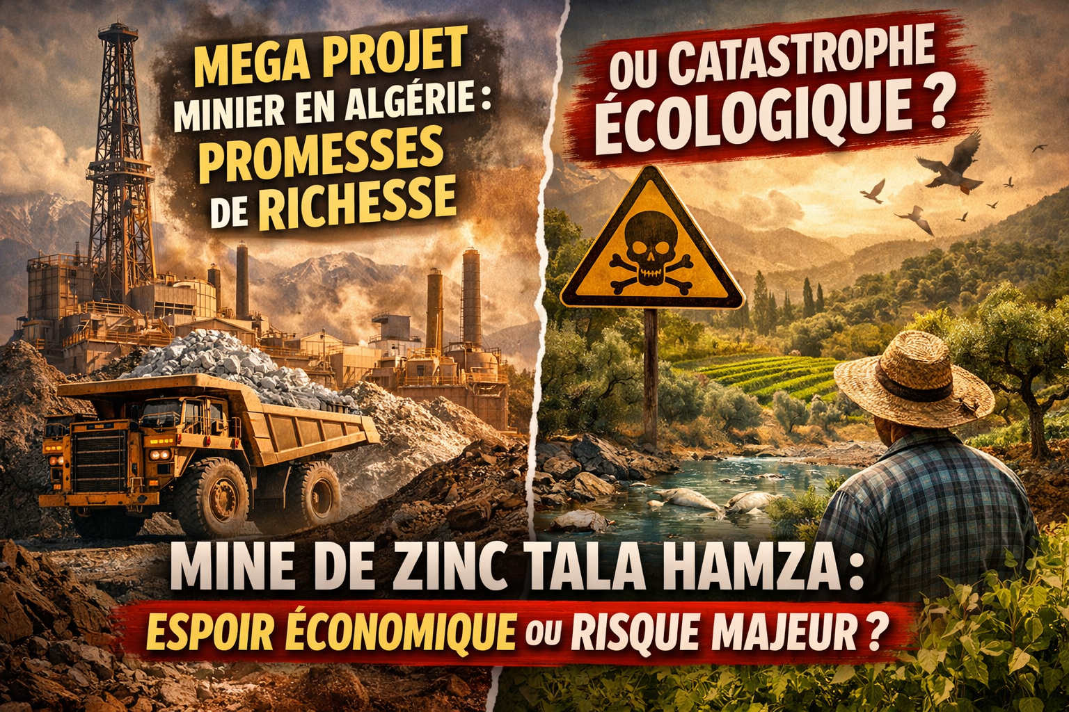 Le lancement des travaux du projet minier de Tala Hamza, tournant économique et impact écologique redouté