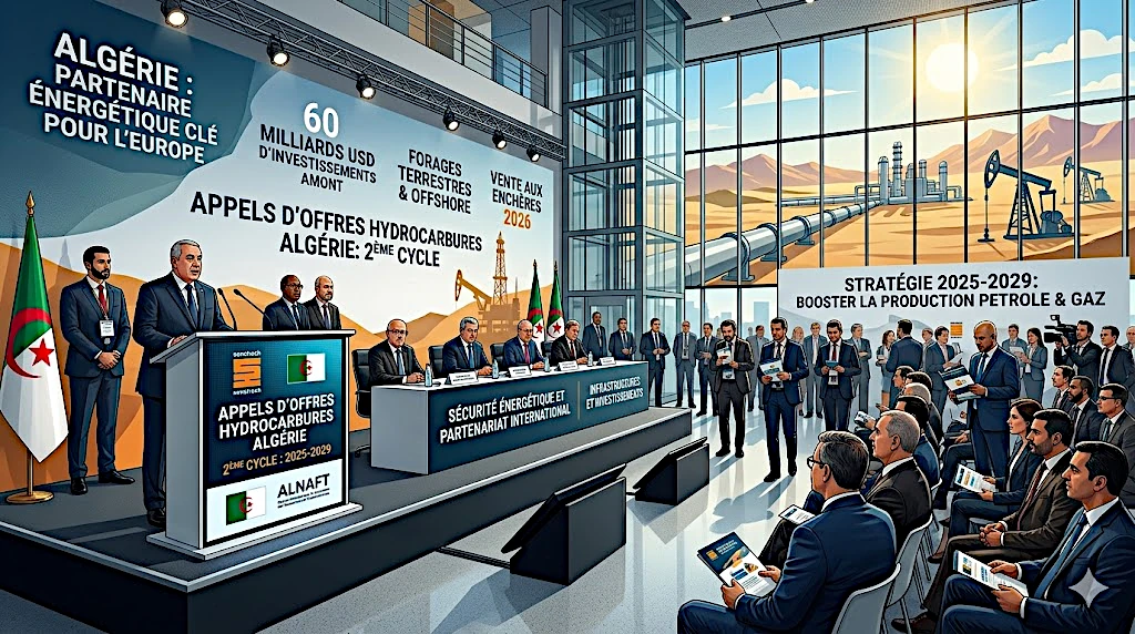 2è appel d'offres pour prospection du pétrole en Algérie