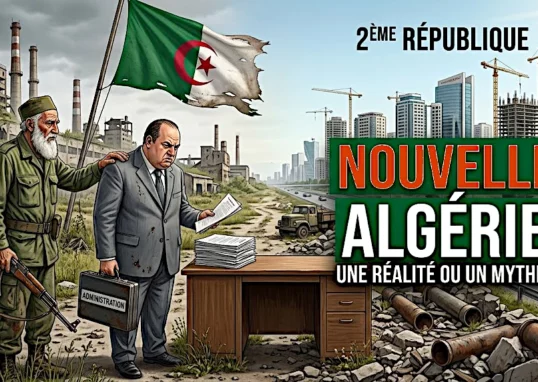 La nouvelle Algérie n'est pas la 2ème république car elle maintient le système décadent figé et inerte