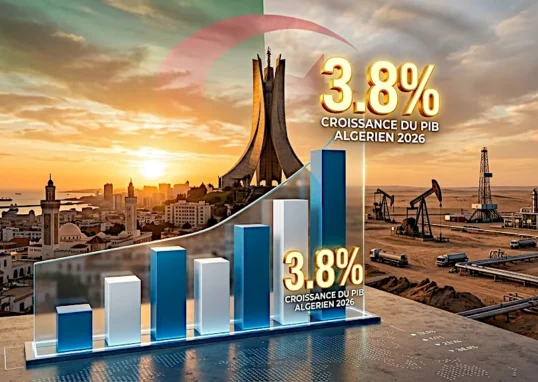 Le FMI a relevé sa prévision de croissance à 3,8 % pour l’Algérie en 2026. Une hausse essentiellement due à la rente pétrolière liée à la guerre au Moyen-Orient