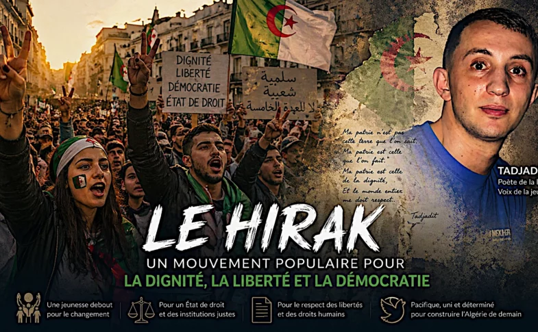 Algérie: Le procès contre le poète du Hirak Mohamed Tadjadit doit être annulé, selon des experts de l'ONU