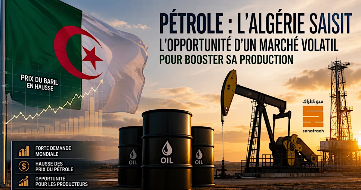 L'Algérie prévoit une augmentation de sa production pétrolière en juin 2026, dans le contexte de guerre au Moyen-Orient