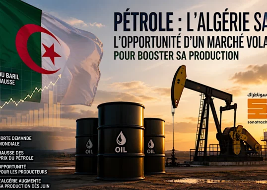 L'Algérie prévoit une augmentation de sa production pétrolière en juin 2026, dans le contexte de guerre au Moyen-Orient