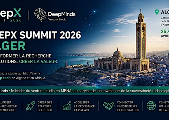 Le studio de capital-risque MENA DeepMinds lance le DeepX Summit à Alger pour commercialiser la recherche en technologies de pointe