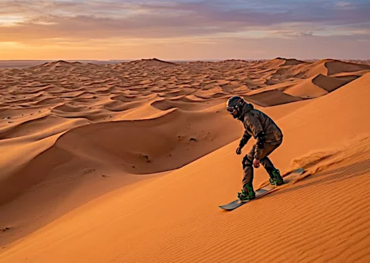 En Algérie, le Le surf sur sable est une aventure à ne pas manquer !